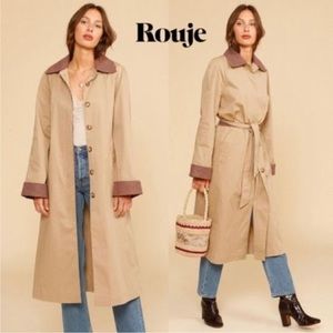Rouje Henry trench coat size 34 French/2 US